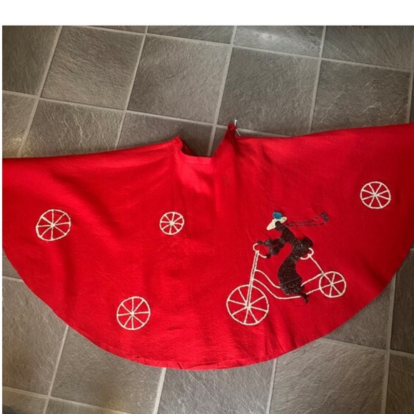 Vintage 1950s handmade felt circle skirt - Picture 2 of 10